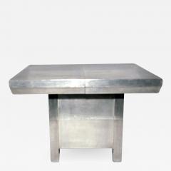 Art Deco aluminum extension table - 1206052