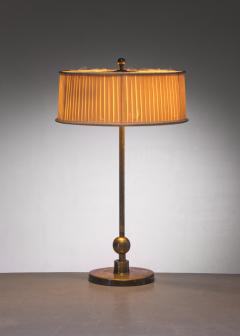 Art Deco brass table lamp Sweden - 2969337