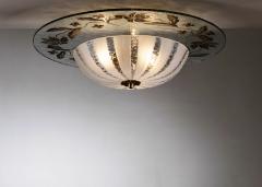 Art Deco glass ceiling lamp - 4752081