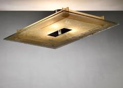 Art Deco glass ceiling lamp - 4759587
