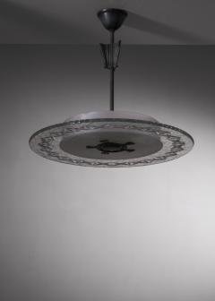 Art Deco glass pendant lamp - 3550505
