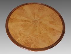 Art Deco pedestal table in sycamore France around 1950 - 1489926