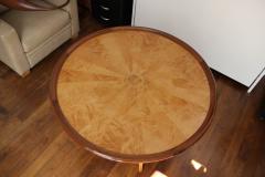 Art Deco pedestal table in sycamore France around 1950 - 1489933