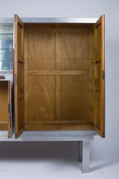 Art Deco period aluminum display cabinet - 1202467