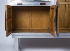 Art Deco period aluminum display cabinet - 1202470