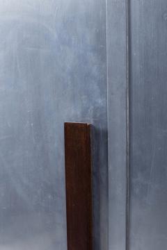 Art Deco period aluminum display cabinet - 1202475
