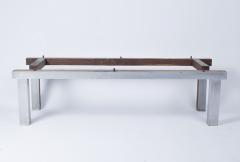 Art Deco period aluminum display cabinet - 1202478