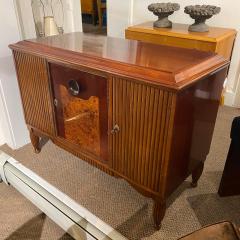 Art Deco period small credenza with fluted design - 3733965