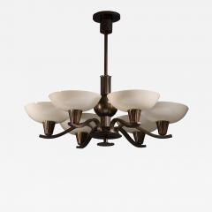 Art Deco six arm chandelier - 4022850