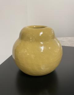 Art Deco stoneware vase with fine crackle finish by Henri Simmen - 3565399