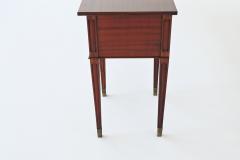 Art Deco style unique drawers wall console in mahogany The Netherlands 1960 - 3837963