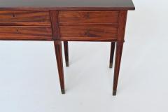 Art Deco style unique drawers wall console in mahogany The Netherlands 1960 - 3837965