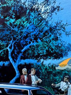 Art Fitzpatrick LeMans Pontiac Wide Track Advertising Artwork Photorealism Precusor - 4505094