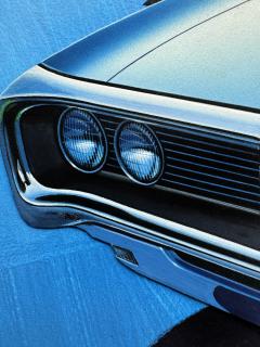 Art Fitzpatrick LeMans Pontiac Wide Track Advertising Artwork Photorealism Precusor - 4505095