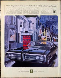 Art Fitzpatrick Love on a Rainy Afternoon Pontiac Bonneville Illustration Art - 4497238