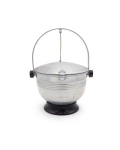 Art Moderne Aluminum Ice Bucket - 4675493