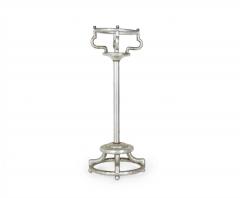 Art Moderne Aluminum Ice Bucket Stand - 4673341