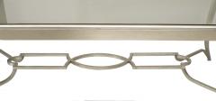 Art Moderne Style Bronze and Glass Coffee Table - 1379397