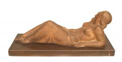 Art Moderne Terra Cotta Nude Lady - 4197325