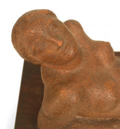 Art Moderne Terra Cotta Nude Lady - 4197329