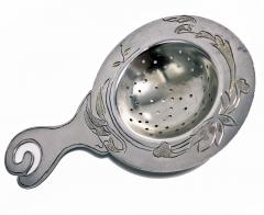 Art Nouveau Aesthetic Sterling Tea Strainer C 1890 - 2097028