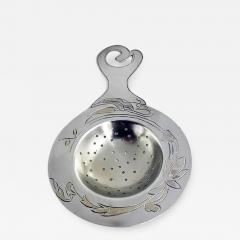 Art Nouveau Aesthetic Sterling Tea Strainer C 1890 - 2099054