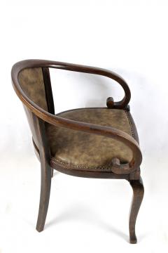 Art Nouveau Bentwood Armchair by Thonet Late 19th Century Austria circa 1895 - 3399005