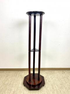 Art Nouveau Bentwood Pedestal Mahogany Look Austria circa 1900 - 3657901