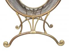 Art Nouveau Brass Fireplace Log Holder - 4149742