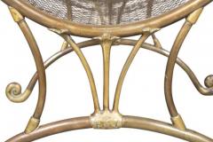 Art Nouveau Brass Fireplace Log Holder - 4149752