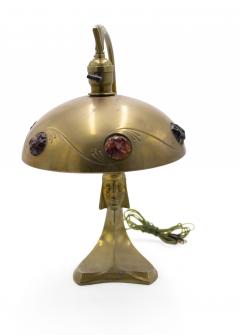 Art Nouveau Brass Table Lamp - 1377246