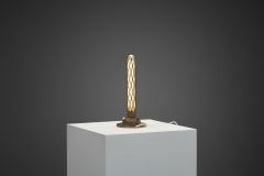 Art Nouveau Brass Table Lamp Europe 1900s - 4464462