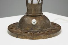 Art Nouveau Brass Table Lamp Europe 1900s - 4464468