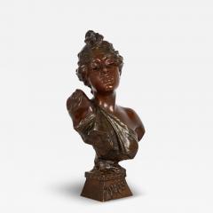 Art Nouveau Bust of Thais Emmanuel Villanis - 4413566