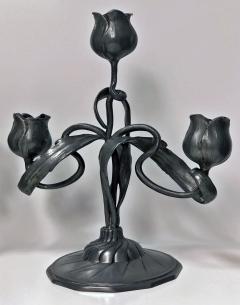 Art Nouveau Candelabra Candlesticks Orivit Germany C 1900 - 331144