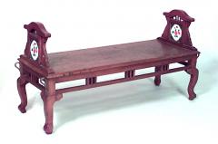 Art Nouveau Carved Teak Swing - 1378943