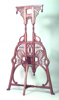 Art Nouveau Carved Teak Swing - 1378944