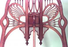Art Nouveau Carved Teak Swing - 1378945