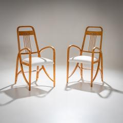 Art Nouveau Chairs Model 511 and 1511 by Brothers Thonet Vienna - 4428901