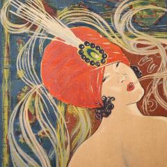 Art Nouveau Cigarettes Saphir Advertisement Poster - 4623190