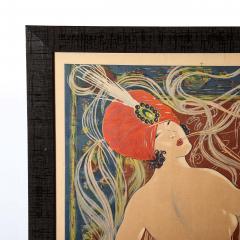 Art Nouveau Cigarettes Saphir Advertisement Poster - 4623206
