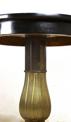 Art Nouveau Coffee Side Table with Brass Base Austria circa 1910 - 3468085