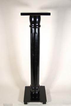Art Nouveau Column Pedestal Ebonized Beechwood Austria circa 1900 - 3468136