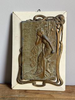 Art Nouveau Decorative Panels A Pair - 4569177