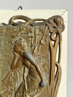Art Nouveau Decorative Panels A Pair - 4569178
