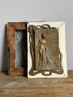 Art Nouveau Decorative Panels A Pair - 4569180