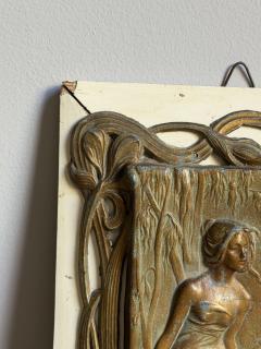 Art Nouveau Decorative Panels A Pair - 4569183