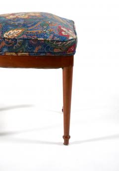Art Nouveau Mahogany Wood Frame Shield Back Dining Chairs Set Six - 3050857