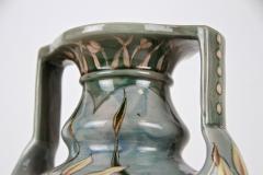 Art Nouveau Majolica Vase by Gerbing Stephan Bohemia circa 1910 - 3399069