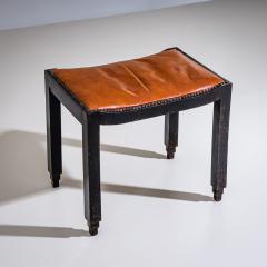 Art Nouveau Piano Stool with Leather Seat early 20th Century - 4547989